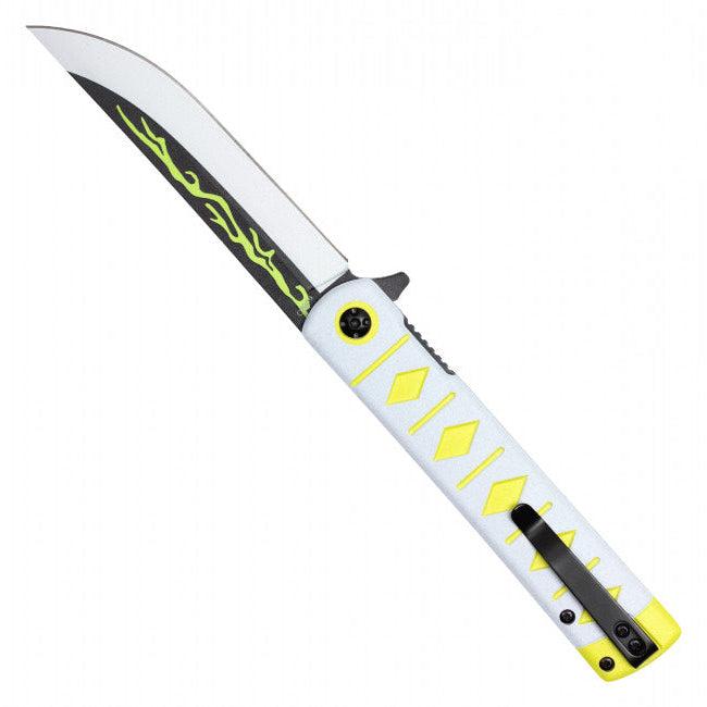 8" Spring Assisted Fantasy Pocket Knife - PF52B