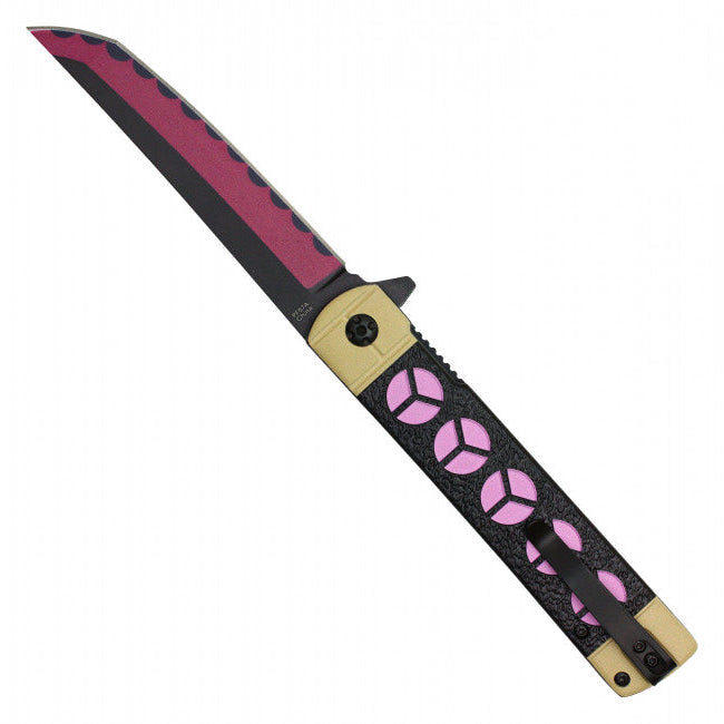 9" Spring Assisted Fantasy Pocket Knife - PF57A