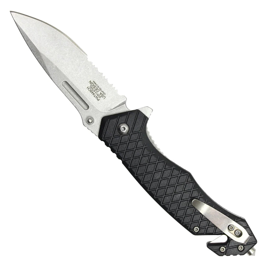 Wartech 8" Pocket Knife with Nylon Fiber Handle - PWT449CH
