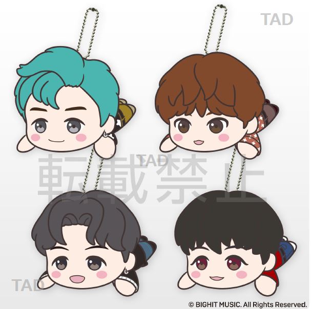 BTS - Tiny Tan - Nesoberi MP Doll - RM, Jin, Suga and J-Hope - 115-1060111