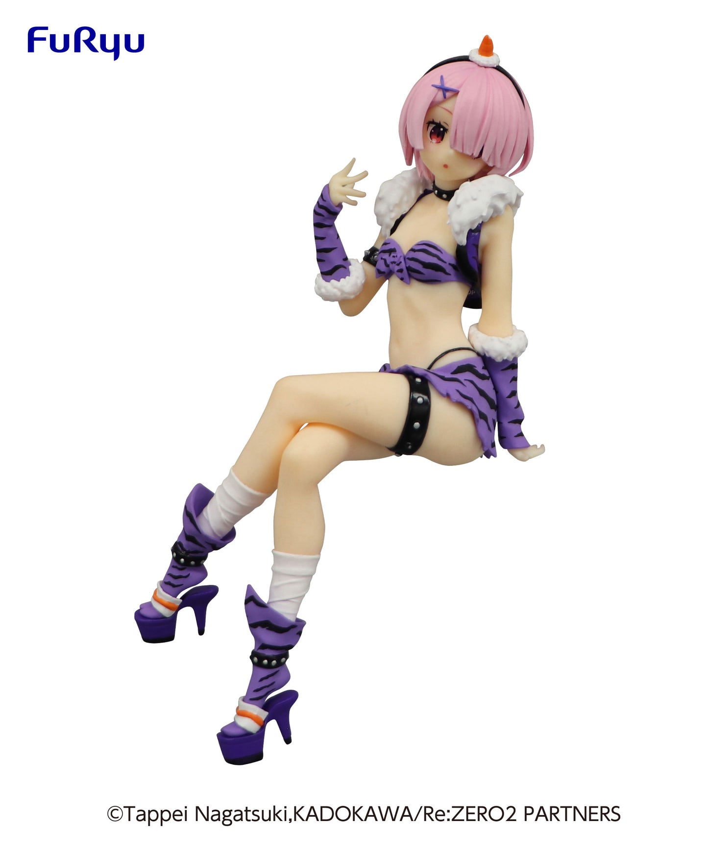 Re:Zero - Starting Life in Another World-Noodle Stopper Figure-Ram-Demon costume-Another Color ver.- AMU-SHP0534
