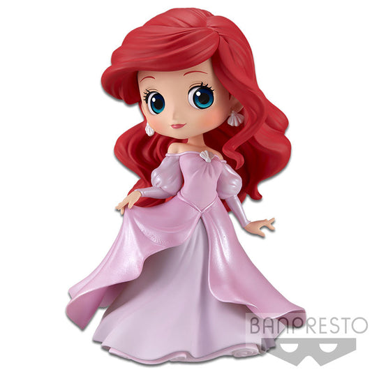 Q posket Ariel Princess Pink Dress Figure - 35685