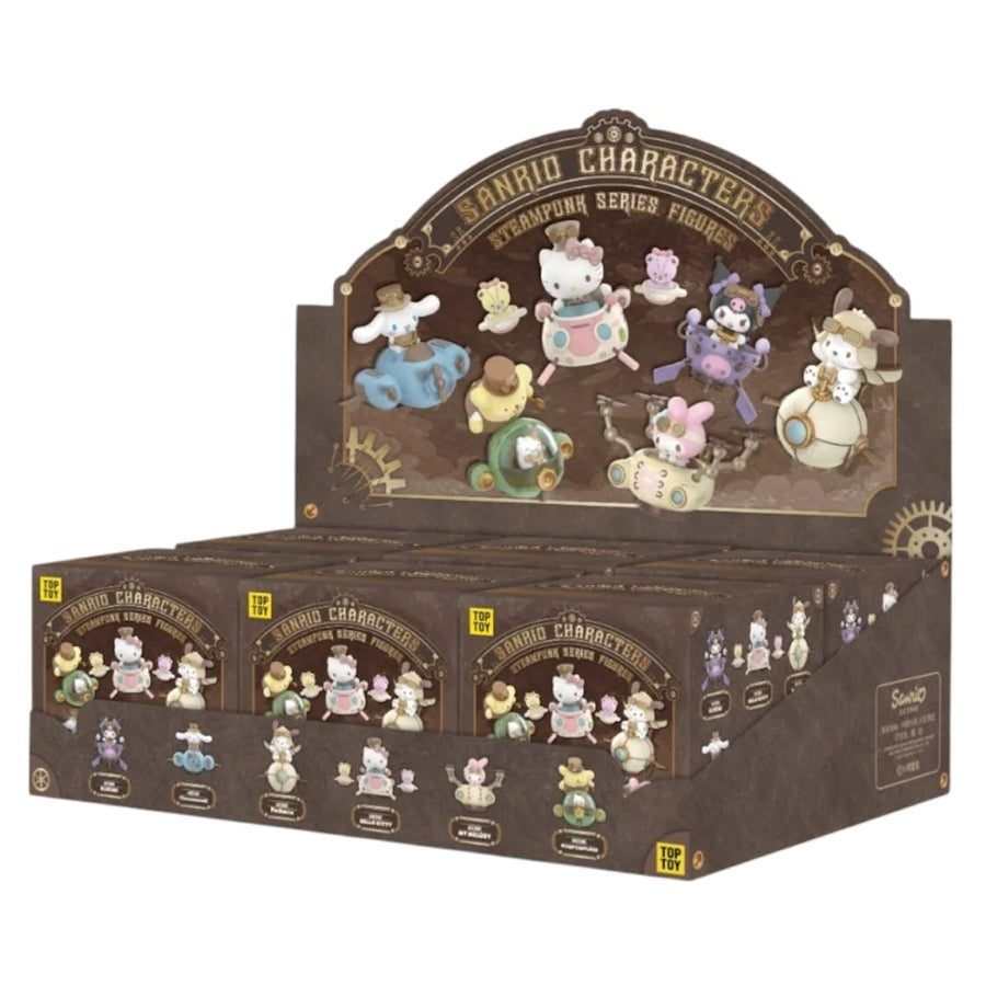 TOP TOY! Sanrio Steampunk Figure Series - Blind Box Asst (6 pcs full Set) - 2303132510101