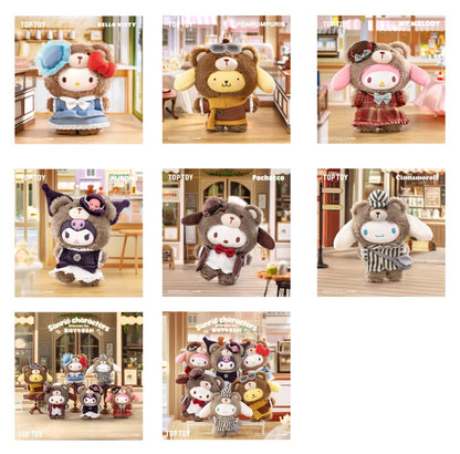 TOP TOY! Hello Kitty & Friends Afternoon Tea Vinyl Plush Series - Blind Box Asst (6 pcs full Set) - 2303215510103