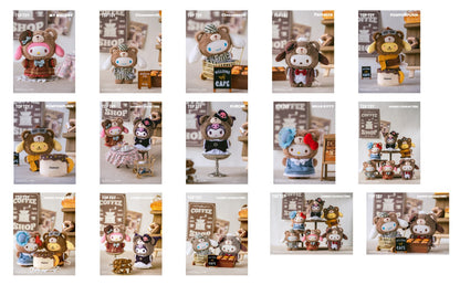TOP TOY! Hello Kitty & Friends Afternoon Tea Vinyl Plush Series - Blind Box Asst (6 pcs full Set) - 2303215510103