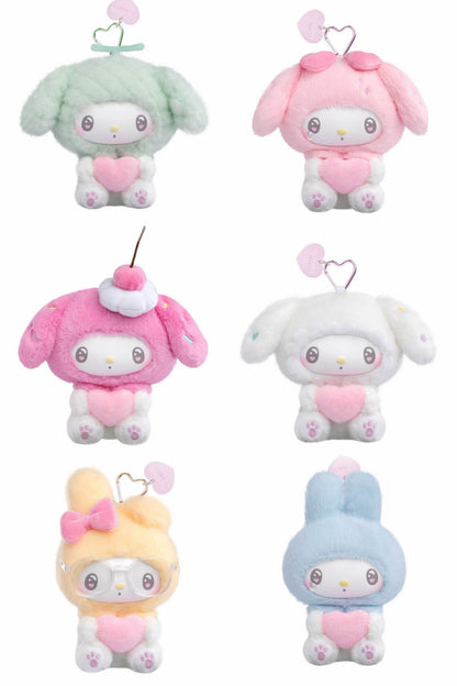 TOP TOY! My Melody 50th Anniversary Milk Candy Series Vinyl Plush Pendant - Blind Box Asst (6 pcs full Set) - 2303416510100