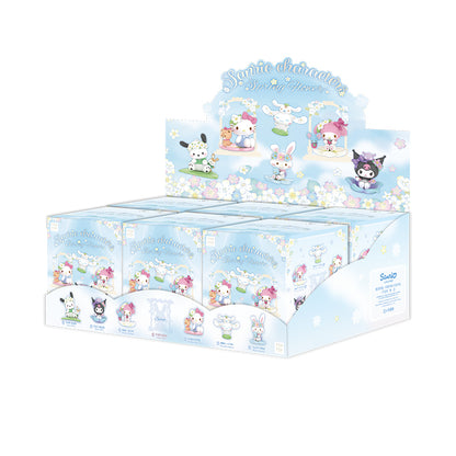 TOP TOY! Sanrio Characters Spring Flower Series Figure - Blind Box Asst (6 pcs full Set) - 2303550410106