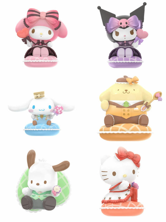 TOP TOY! Sanrio Sweetheart Candy Figure - Blind Box Asst (6 pcs full Set) - 2303553010105