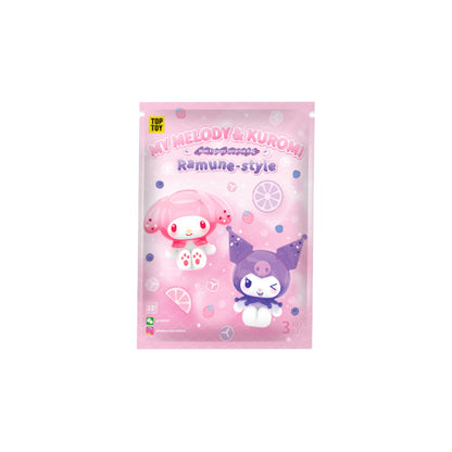 TOP TOY! My Melody & Kuromi Ramune Style Mini Figure Surprise - Blind Box Asst (10 pcs full Set) - 2303691210108