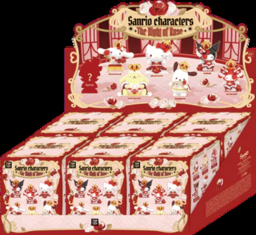 TOP TOY! Sanrio Characters The Night of the Rose Figure Series - Blind Box Asst (6 pcs full Set) - 2303715210107