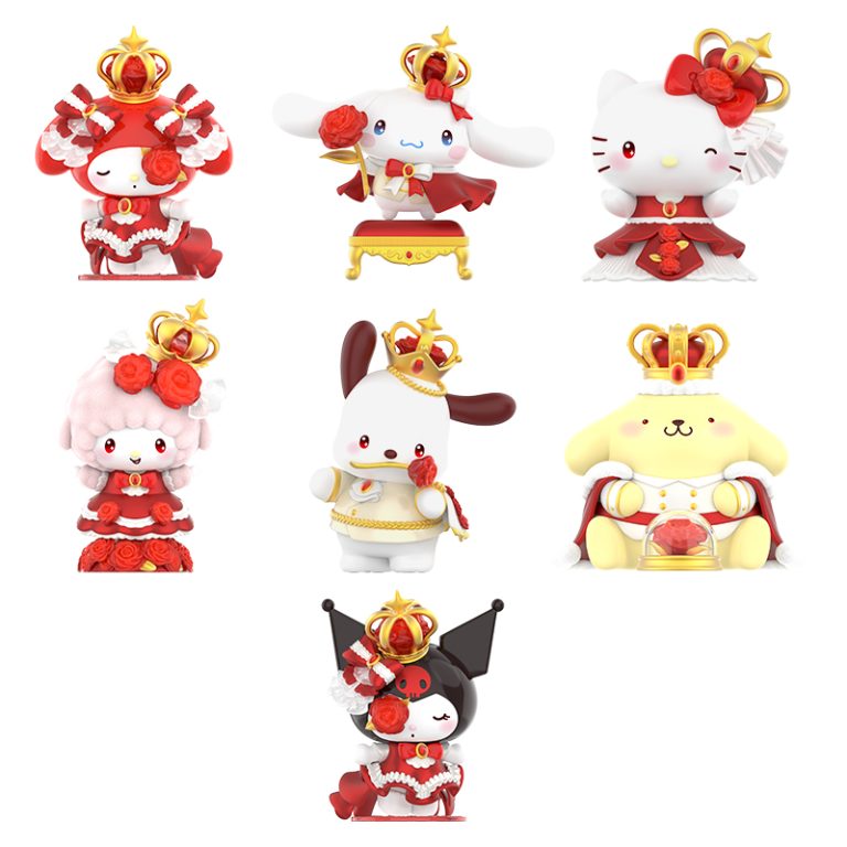 TOP TOY! Sanrio Characters The Night of the Rose Figure Series - Blind Box Asst (6 pcs full Set) - 2303715210107