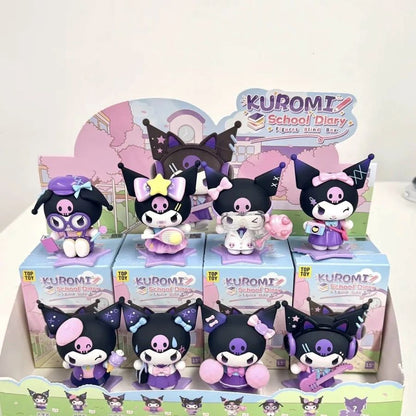 TOP TOY! Kuromi School Diary Figure Series - Blind Box Asst (8 pcs full Set) - 2303823010101