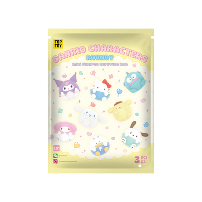 TOP TOY! Sanrio Characters Roundy Mini Figure - Blind Box Asst (10 pcs full Set) - 2303902510102