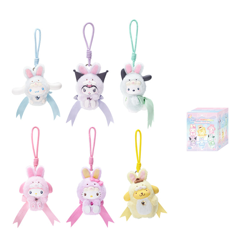 TOP TOY! Sanrio Characters Diamond Bunny Baby Figure - Blind Box Asst (6 pcs full Set) - 2303910010106