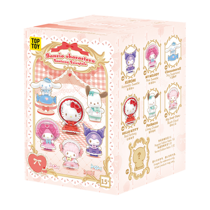 TOP TOY! Sanrio Characters Fantasy Fairytale Figure Series - Blind Box Asst (6 pcs full Set) - 2303971310108