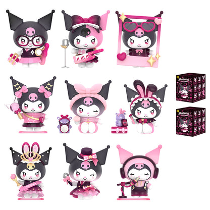 TOP TOY! Kuromi Sparking Idol Figure Series - Blind Box Asst (8 pcs full Set) - 2304013110106
