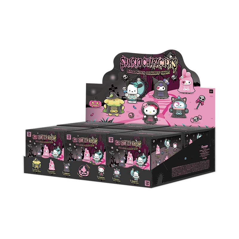 TOP TOY! Sanrio Halloween Mischief Night Figure Series - Blind Box Asst (6 pcs full Set) - 2304021710107
