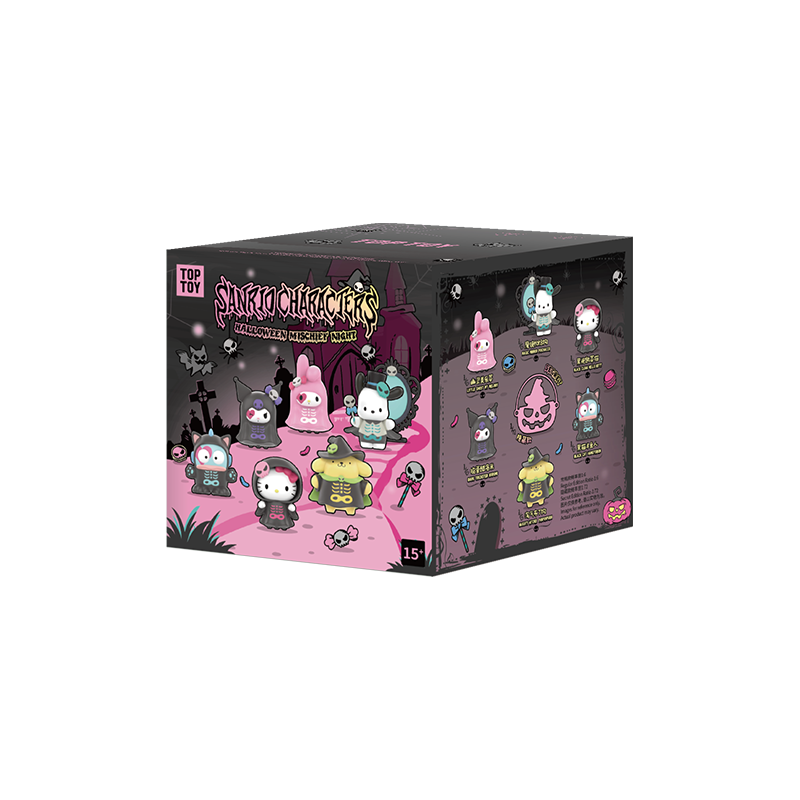 TOP TOY! Sanrio Halloween Mischief Night Figure Series - Blind Box Asst (6 pcs full Set) - 2304021710107