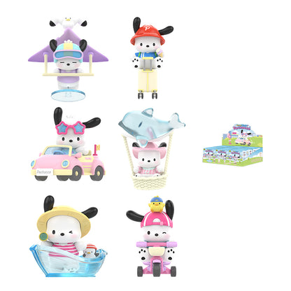 TOP TOY! Pochacco Travel Diary Figure Series - Blind Box Asst (6 pcs full Set) - 2304054510101