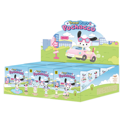 TOP TOY! Pochacco Travel Diary Figure Series - Blind Box Asst (6 pcs full Set) - 2304054510101