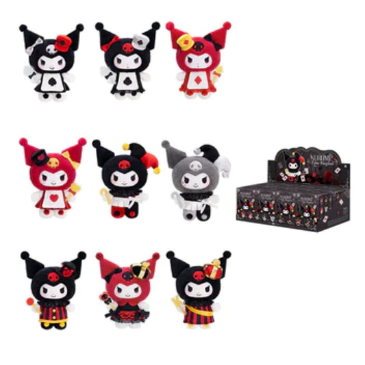 TOP TOY! Kuromi Poker Kingdom Plush Pendant Series- Blind Box Asst (8 pcs full Set) - 2304094310105