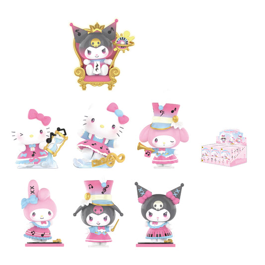 TOP TOY! Sanrio Character Space Time Melodies Figure Series - Blind Box Asst (6 pcs full Set) - 2304305710106