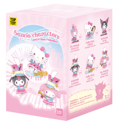 TOP TOY! Sanrio Character Space Time Melodies Figure Series - Blind Box Asst (6 pcs full Set) - 2304305710106