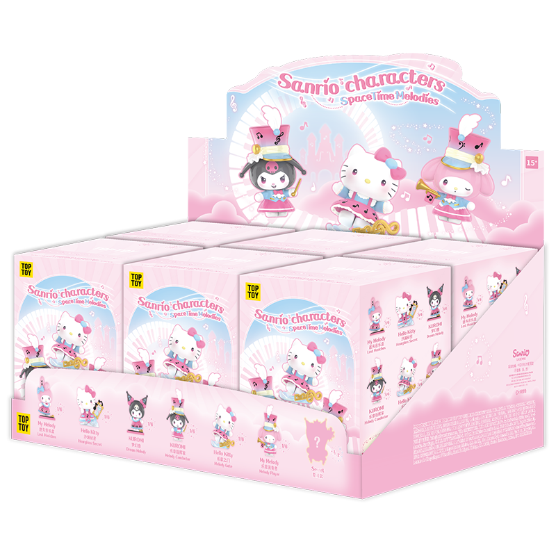 TOP TOY! Sanrio Character Space Time Melodies Figure Series - Blind Box Asst (6 pcs full Set) - 2304305710106