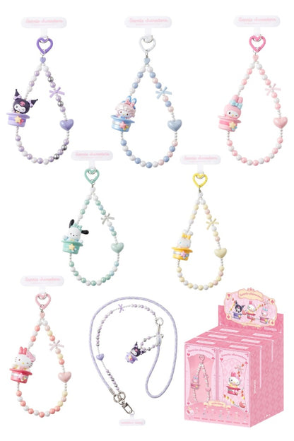 MOETCH -Sanrio characters Surprise Magic Hat Series Phone Chains Blind Box (Box of 6)- 25GL-019