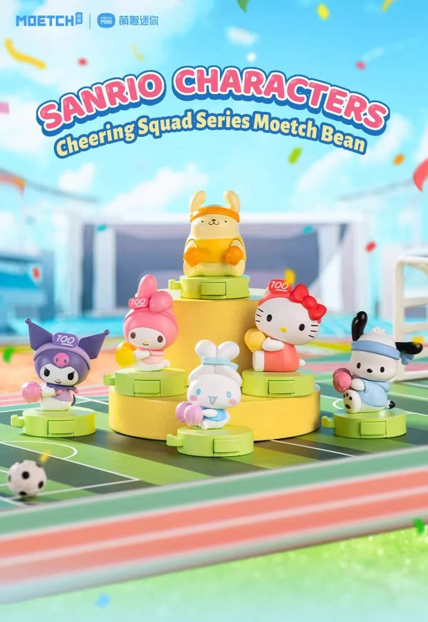 MOETCH - Sanrio Characters Cheering Squad Series Moetch Bean Blind Bag (Box of 18)- 25MQD-004
