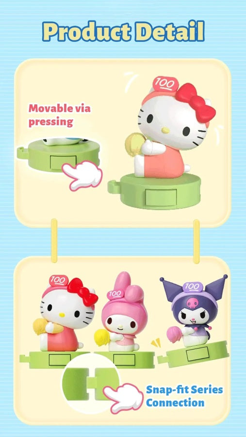 MOETCH - Sanrio Characters Cheering Squad Series Moetch Bean Blind Bag (Box of 18)- 25MQD-004