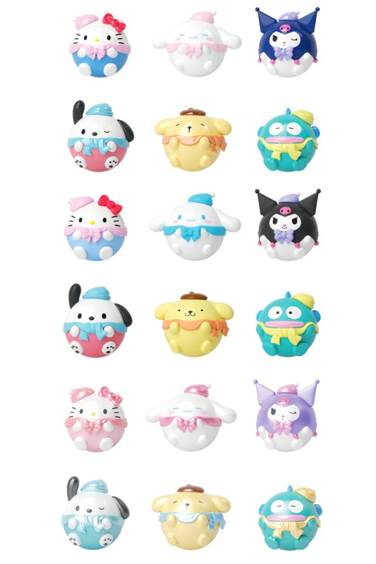 MOETCH - Sanrio characters Round Chubby Series Moetch Bean Blind Bag (Box of 18)- 25MQD-018