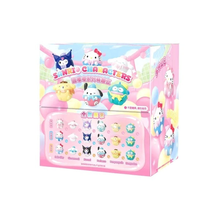 MOETCH - Sanrio characters Round Chubby Series Moetch Bean Blind Bag (Box of 18)- 25MQD-018