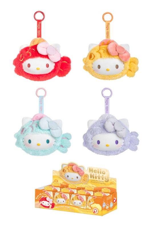 MOETCH -Hello Kitty Lucky Koi Series Plush Relaxing Toy Blind Box (Box of 8)- 25MR-009