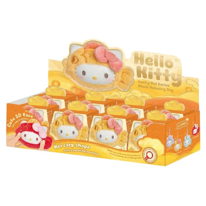MOETCH -Hello Kitty Lucky Koi Series Plush Relaxing Toy Blind Box (Box of 8)- 25MR-009
