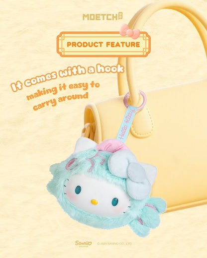 MOETCH -Hello Kitty Lucky Koi Series Plush Relaxing Toy Blind Box (Box of 8)- 25MR-009