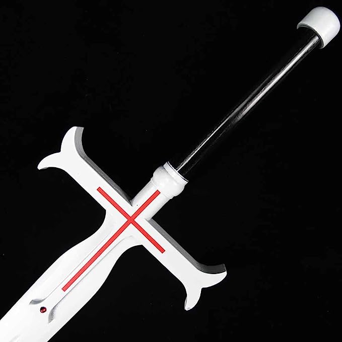 Wooden 42" Fantasy Red Cross Sword - T3033