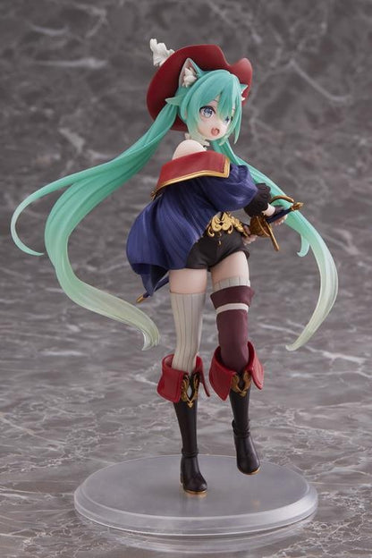 Hatsune Miku- Vocaloid (Puss in Boots Ver.) Wonderland Figure - 451995000