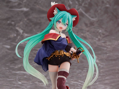 Hatsune Miku- Vocaloid (Puss in Boots Ver.) Wonderland Figure - 451995000