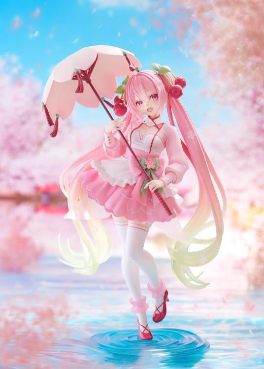 Hatsune Miku- Sakura Miku AMP+ Figure (Sakura Dress Ver.) - 452013800