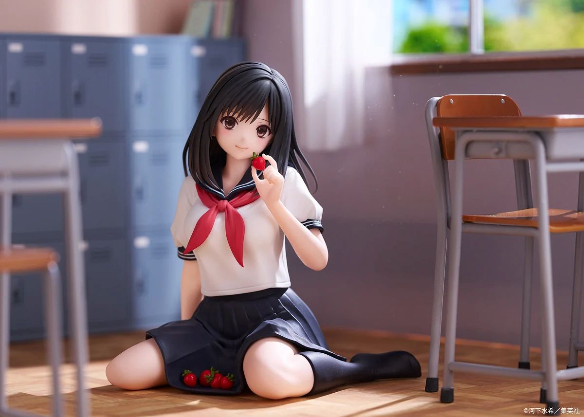 Strawberry 100% Desktop Cute Figure (School uniform Ver.)- Aya Tojo - 452074700
