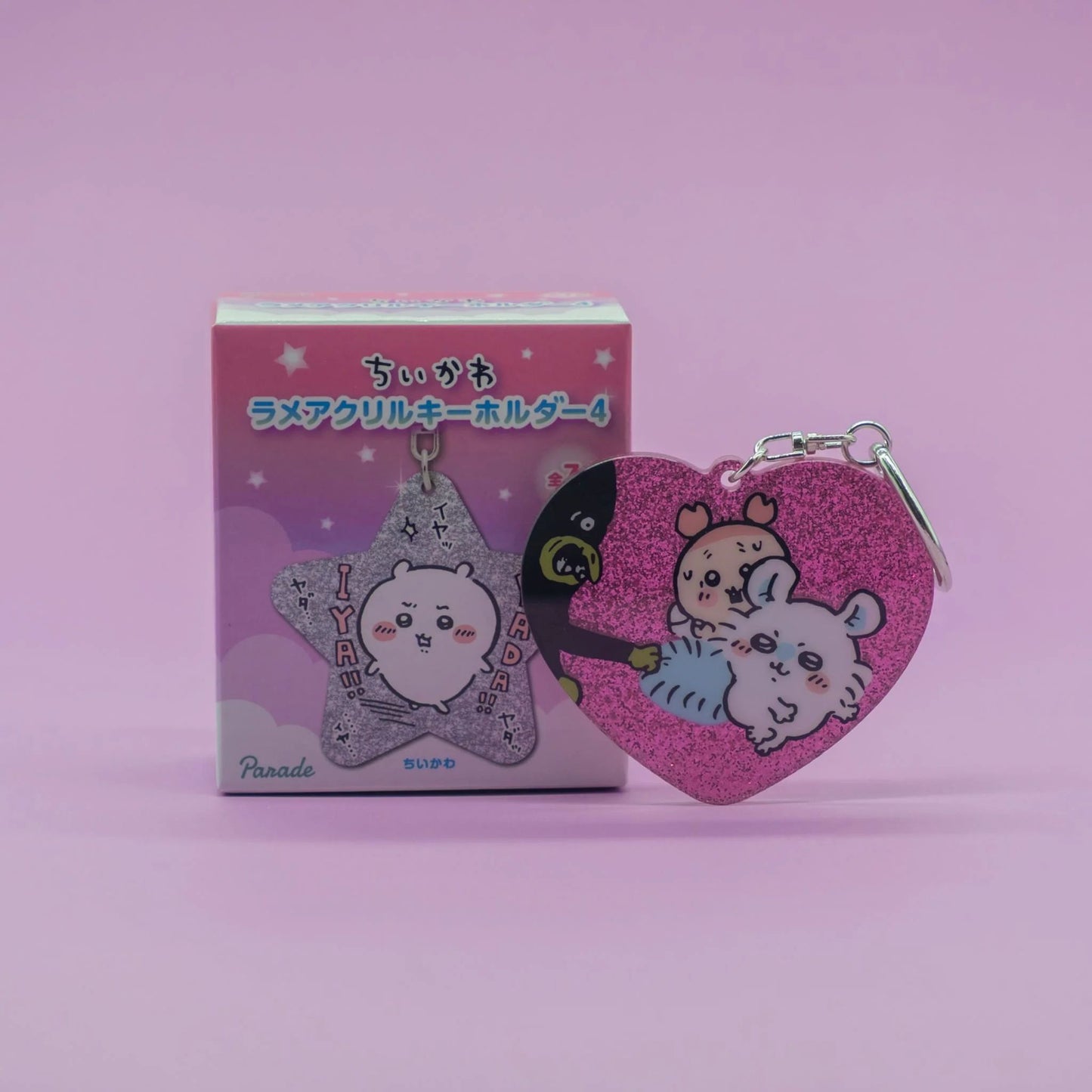 Chiikawa Glitter Acrylic Keyholder Vol. 4 Blind Box Asst (12 pcs Set) - 62803