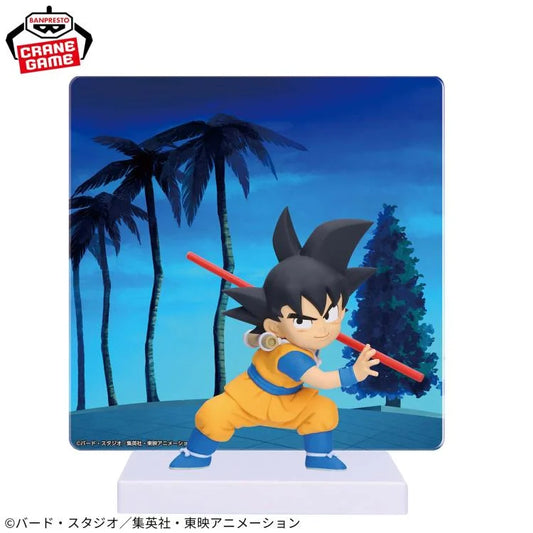 DRAGON BALL DAIMA SON GOKU FIGURE WITH PANEL- 89723