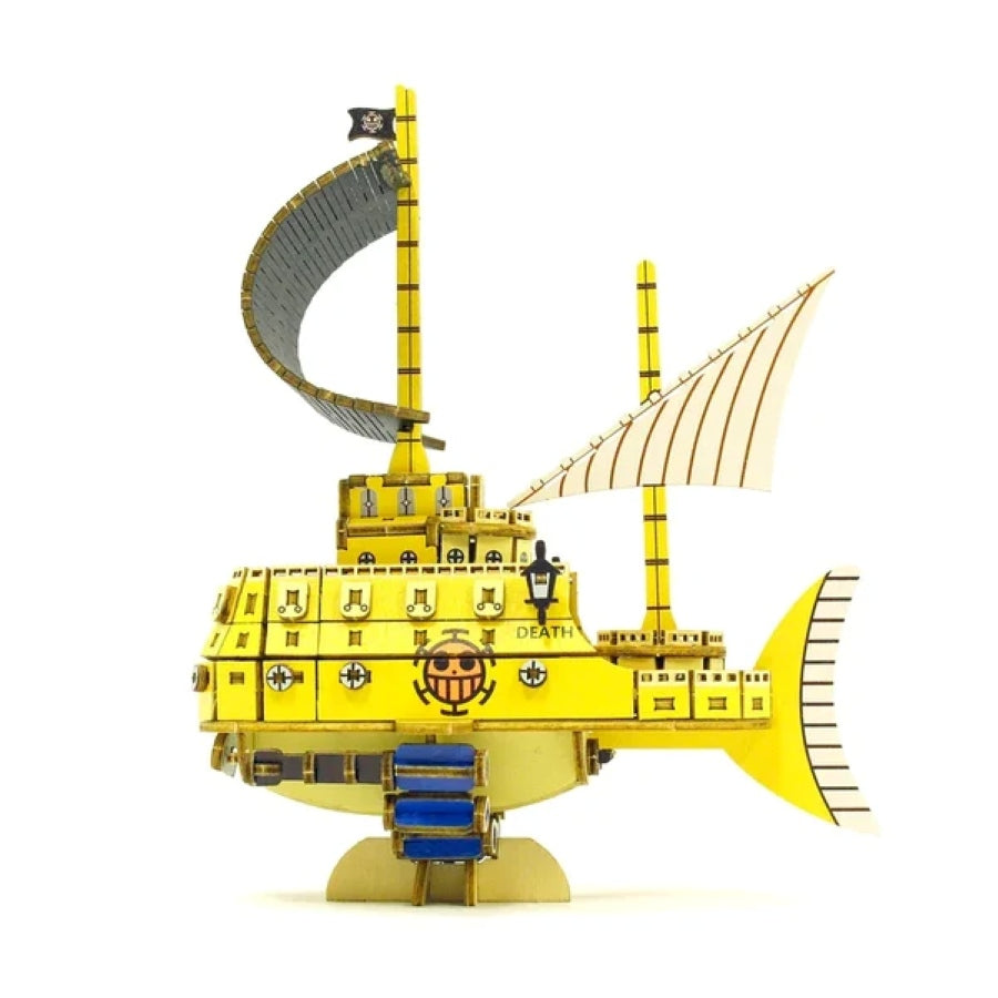 3D Art Puzzle: WA-GU-MI One Piece Wooden Trafalgar Law Polar Tang Submarine- A25213
