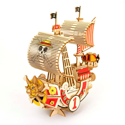 3D Art Puzzle: WA-GU-MI One Piece Wooden One Piece Thousand Sunny Ship- A25220
