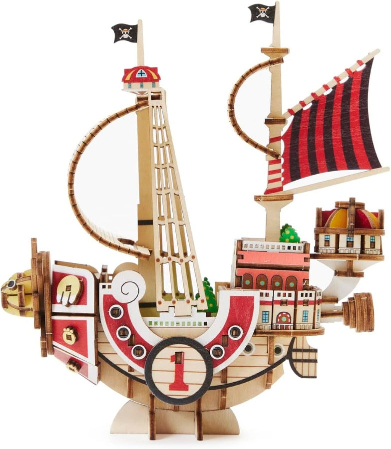 3D Art Puzzle: WA-GU-MI One Piece Wooden One Piece Thousand Sunny Ship- A25220