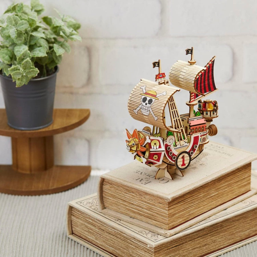 3D Art Puzzle: WA-GU-MI One Piece Wooden One Piece Thousand Sunny Ship- A25220