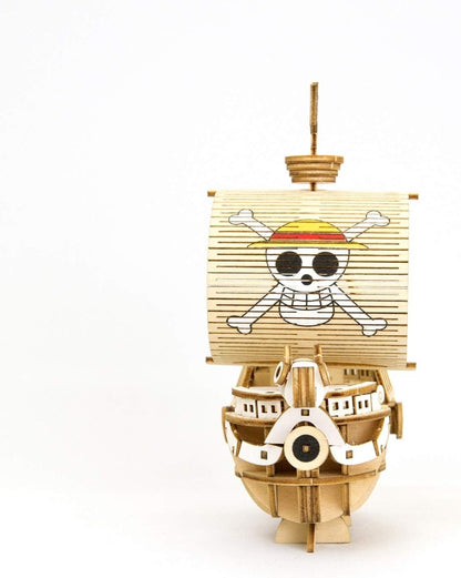 3D Art Puzzle: WA-GU-MI One Piece Wooden One Piece Going Merry Ship- A25237