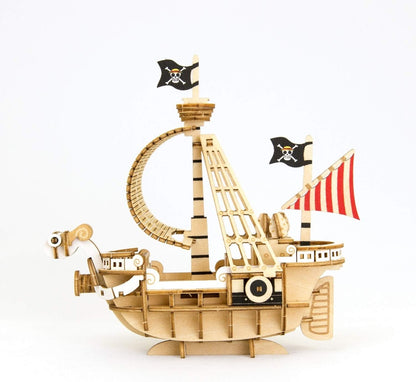 3D Art Puzzle: WA-GU-MI One Piece Wooden One Piece Going Merry Ship- A25237