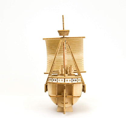 3D Art Puzzle: WA-GU-MI One Piece Wooden One Piece Going Merry Ship- A25237
